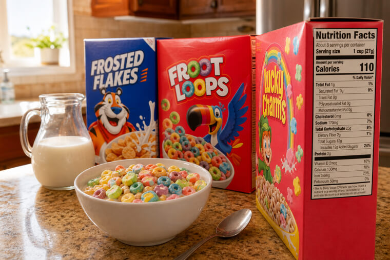 Sugary Cereals Didn't Get Healthier Since Childhood