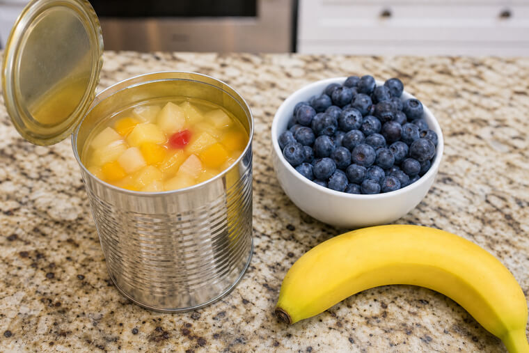 Canned Fruit Cocktail Isn't Real Fruit