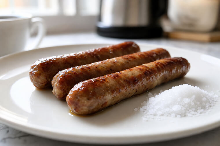 Breakfast Sausage Links Pack Alarming Sodium