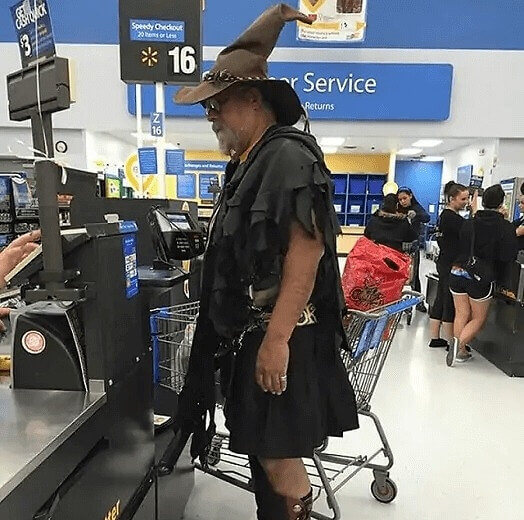 A Wizard Is Always On Time With His Shopping