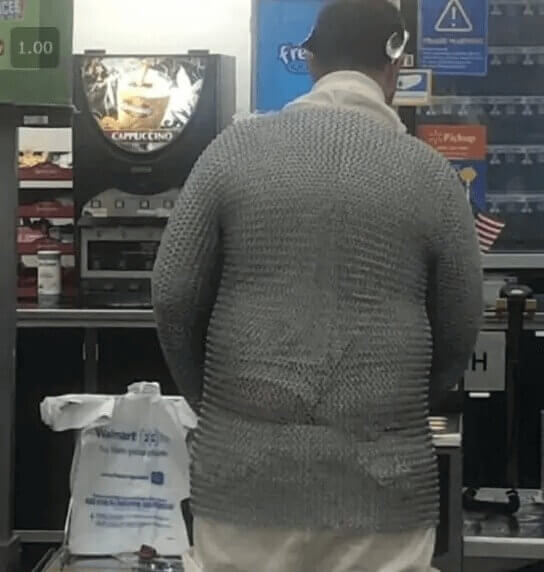 Just Wearing The Occasional Chainmail