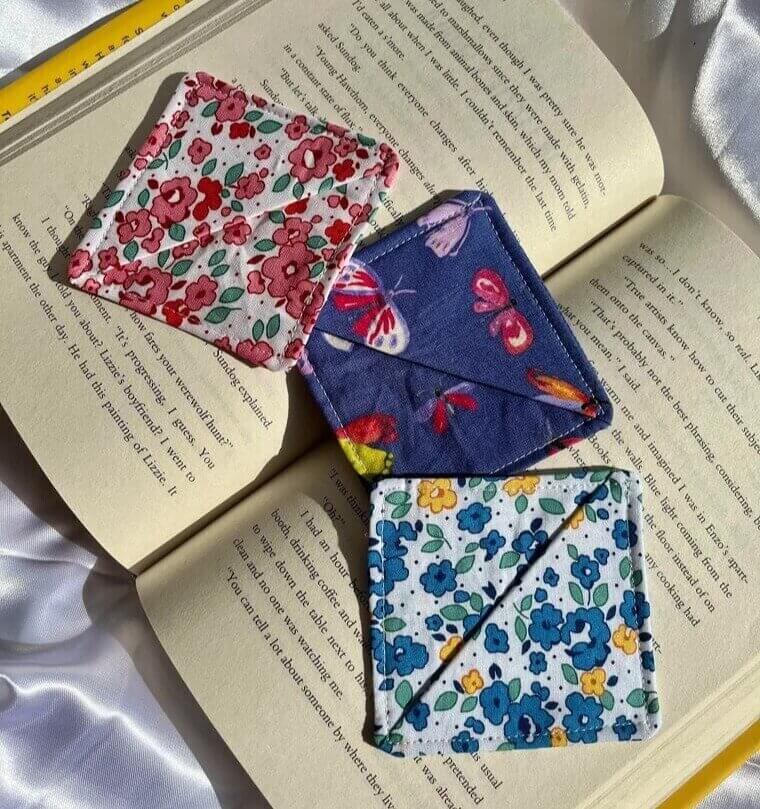 Cloth Page Corner Bookmarks That Make Finding Your Page Effortless
