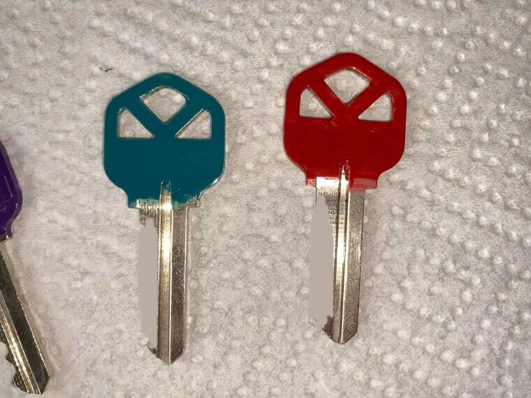 Nail Polished Keys Help You Quickly Tell Them Apart