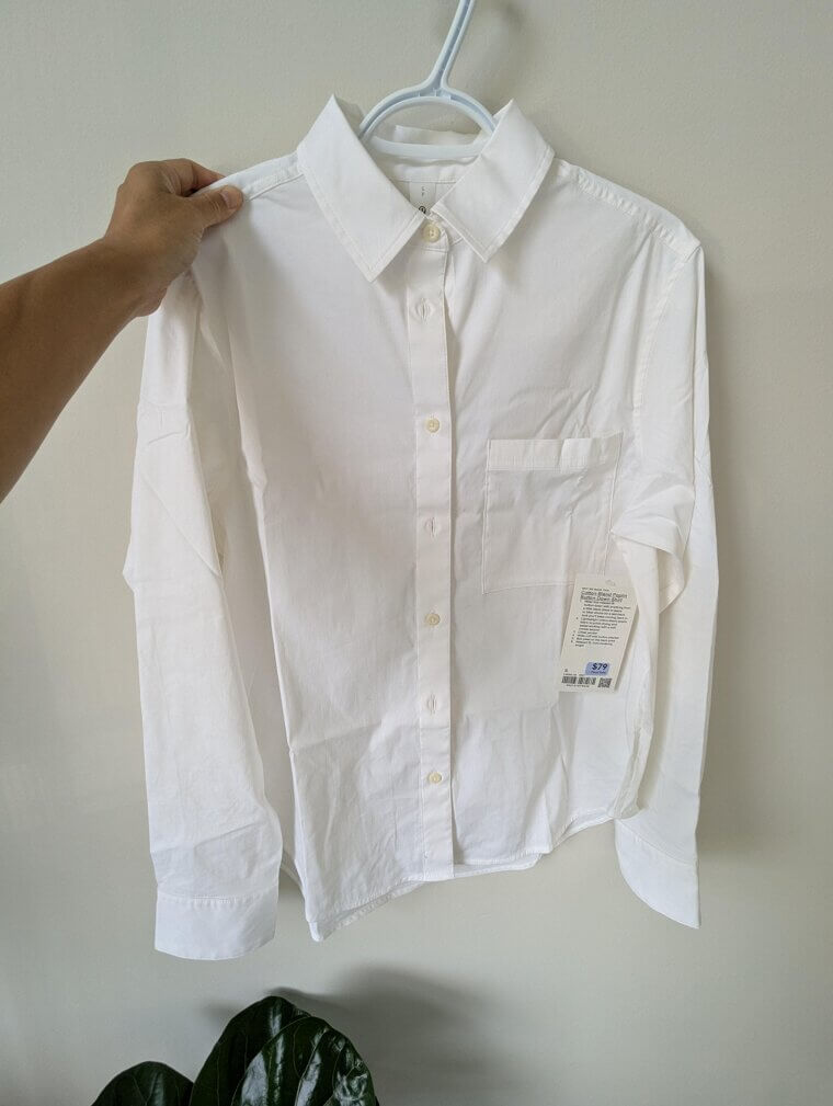 The Crisp White Poplin Shirt for Clean Lines