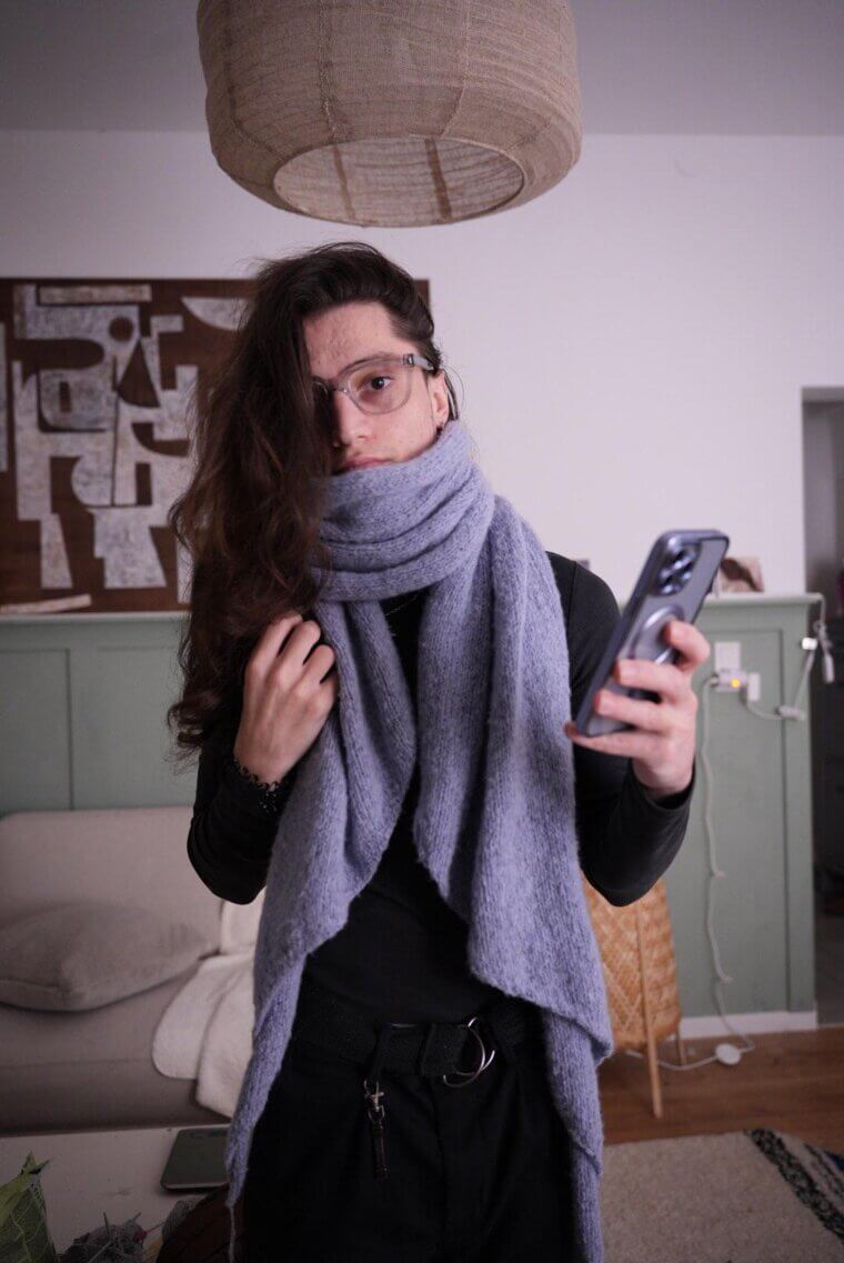 The Oversized Cashmere Wrap for Travel and Beyond