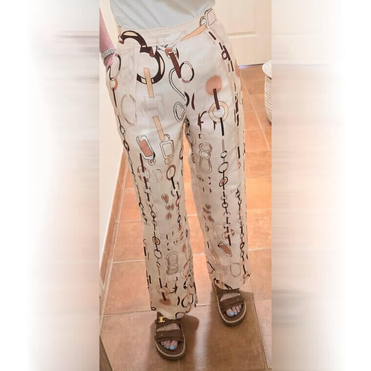 The Luxurious Pajama-Style Silk Pant for Evening Comfort