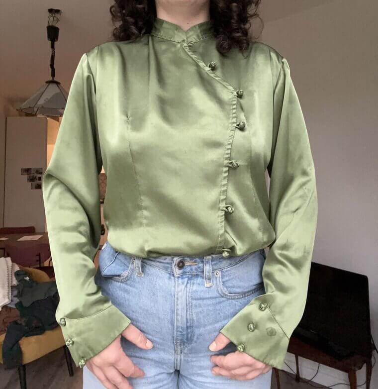 The Luxurious Silk Button-Down for Radiant Skin Tones