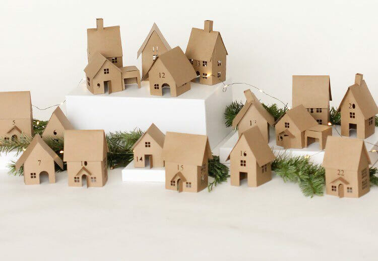 Craft a Christmas Village Advent Calendar