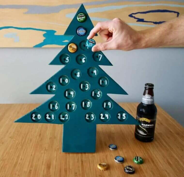 Make a Bottle Cap Beer Tree