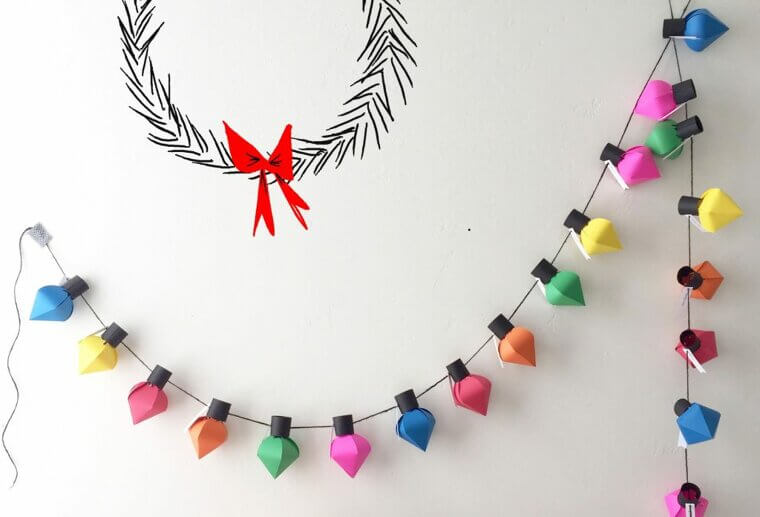 Make Your Own Advent Christmas Lights