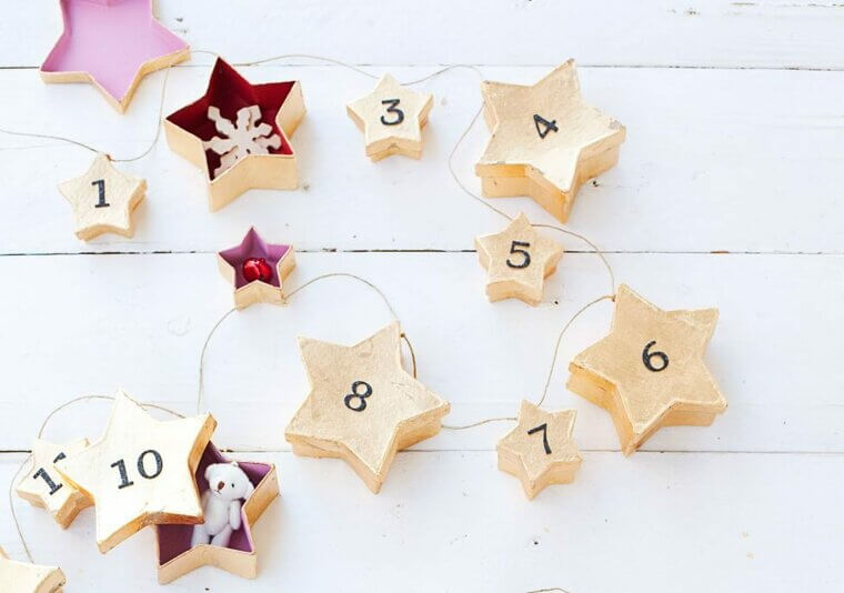 Make a Star Garland Advent