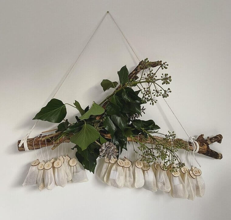 Hang Fabric Bags With String