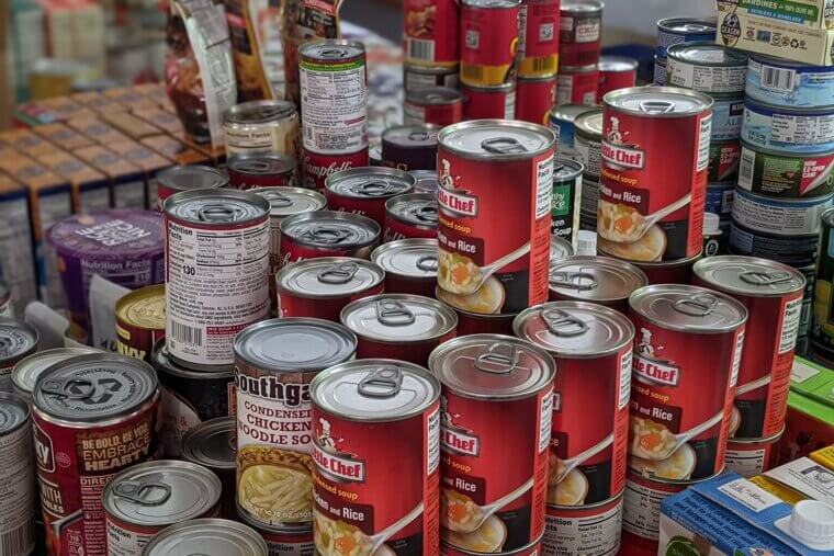 Canned Goods in the Garage