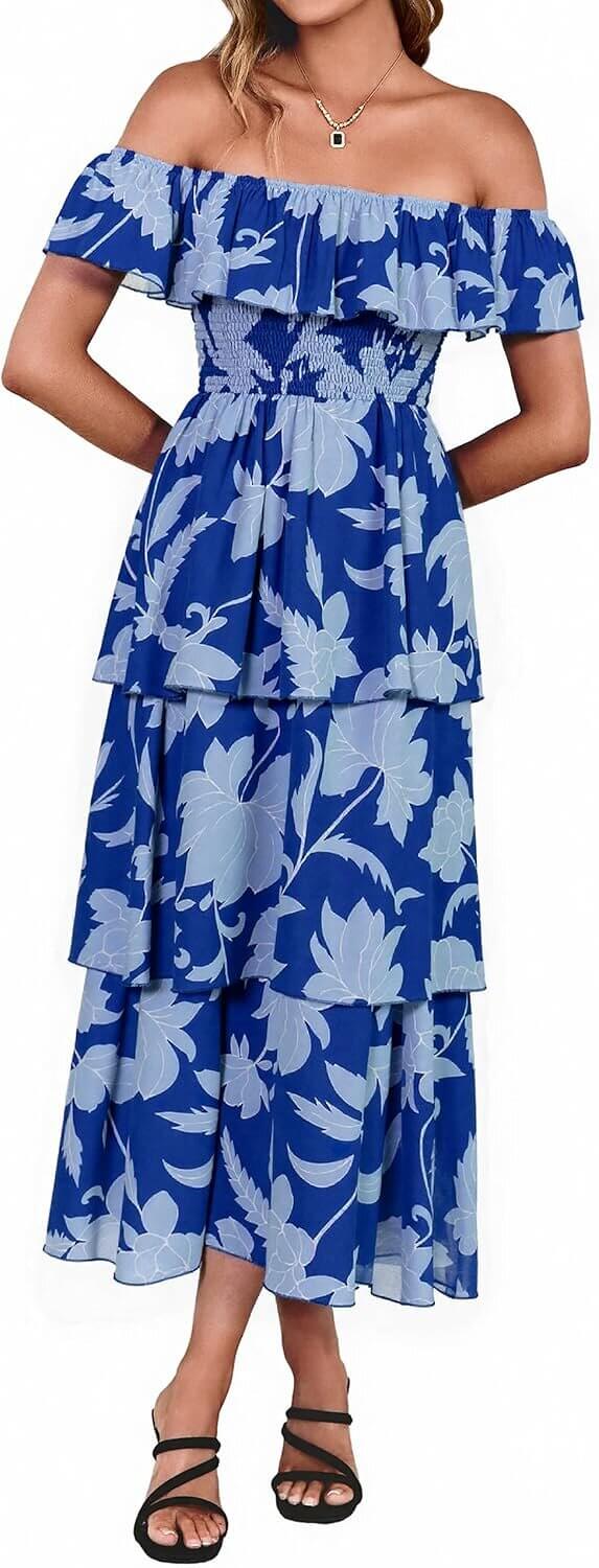 Floral Boho Maxi Dress - Perfect for Weddings & Summer Fun - 10% Off!