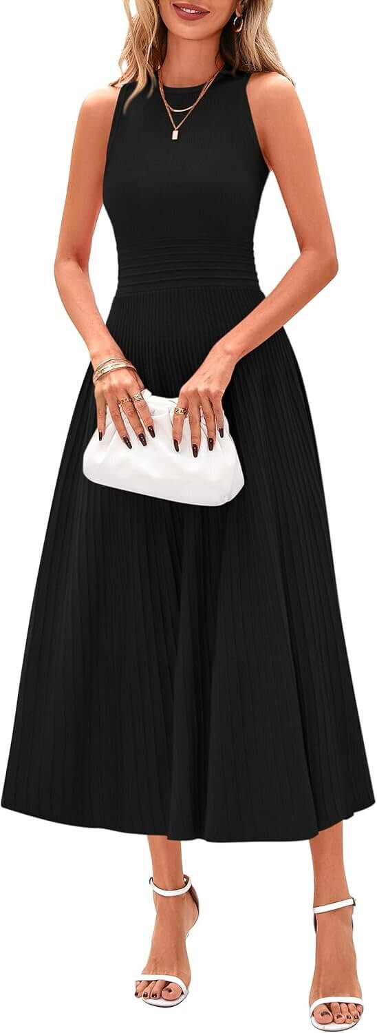 PRETTYGARDEN Midi Dress - Perfect for Work or Play - 36% Off!