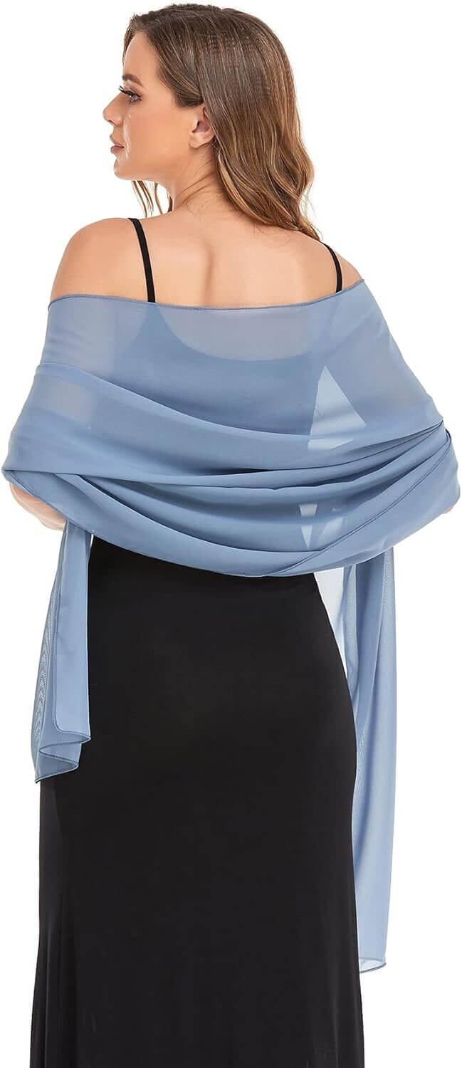 Elegant Chiffon Wraps - Perfect for Evening Dresses & Bridal Events - Don’t Miss the 21% Discount!