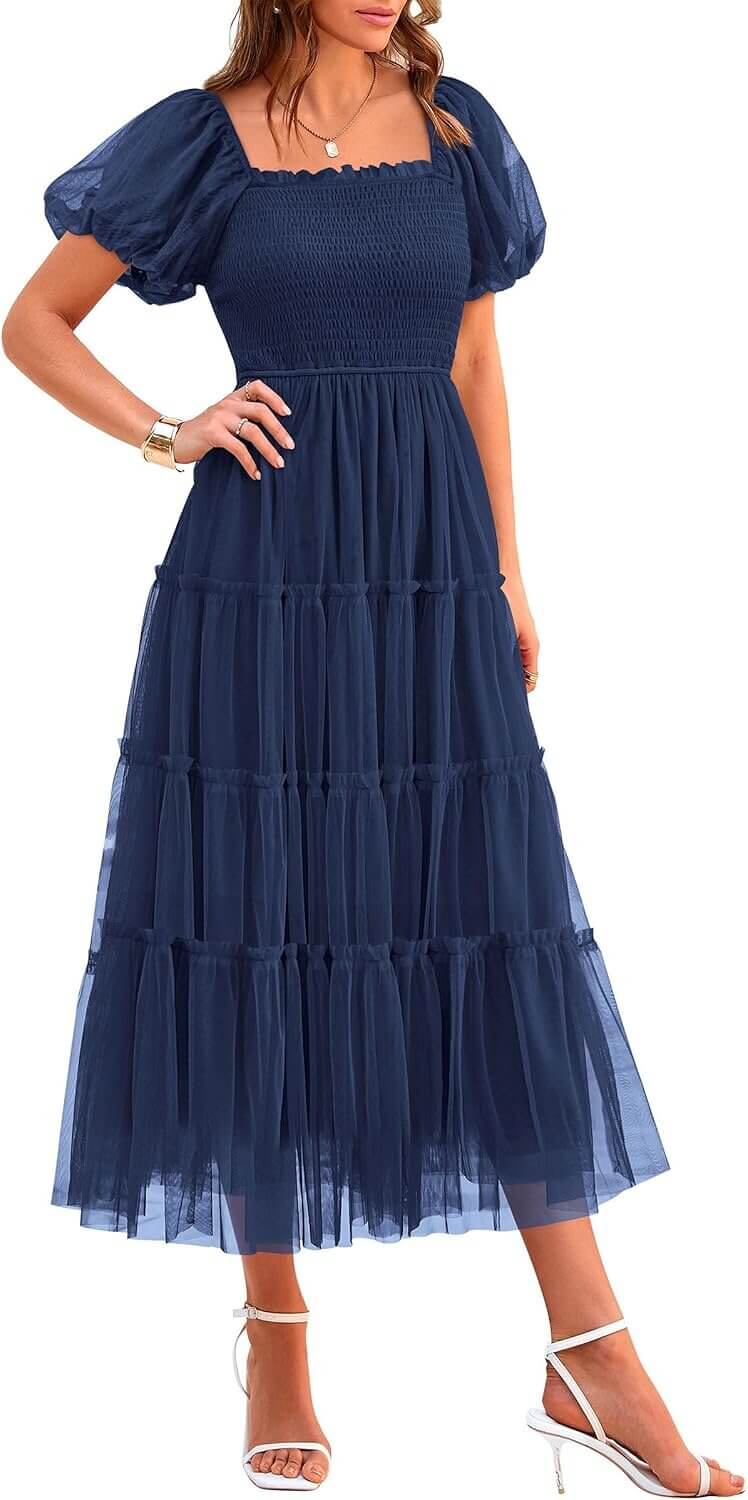 PRETTYGARDEN Tulle Dress - Elegant and Versatile Look for Any Occasion - 27% Off!