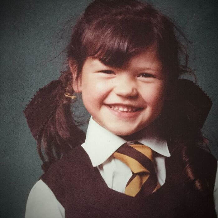 Catherine Zeta-Jones In Her Grade School Photo