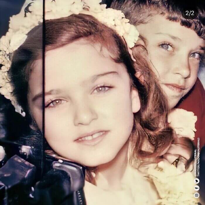 Madonna's Childhood Close-Up