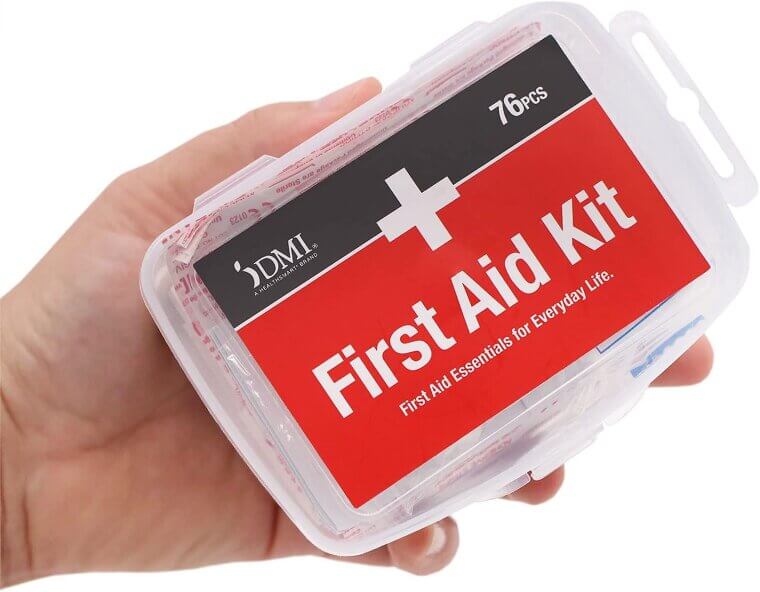 DMI First-Aid Kit - Your Travel Essential for Minor Cuts! - Don’t Miss the 21% Discount!