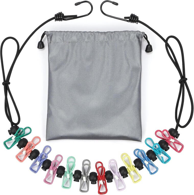 Travel Clothesline - Perfect for Camping & Hotels 