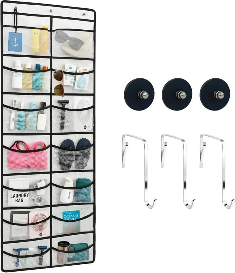 Magnetic Cruise Organizer - 14 Pockets for Easy Travel 