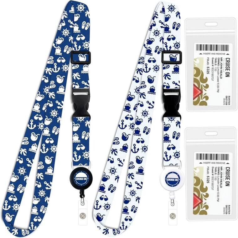 Cruise Lanyard Essentials - Retractable & Waterproof Convenience for Your Next Vacation 