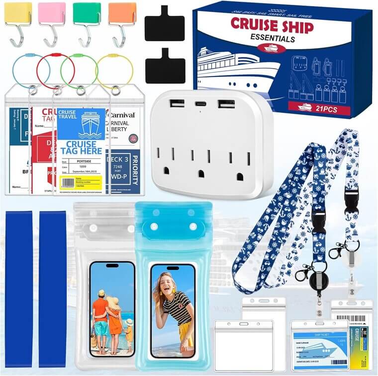 Cruise Essentials Kit - Elevate Your Voyage with Must-Have Gear! - 22% Off!