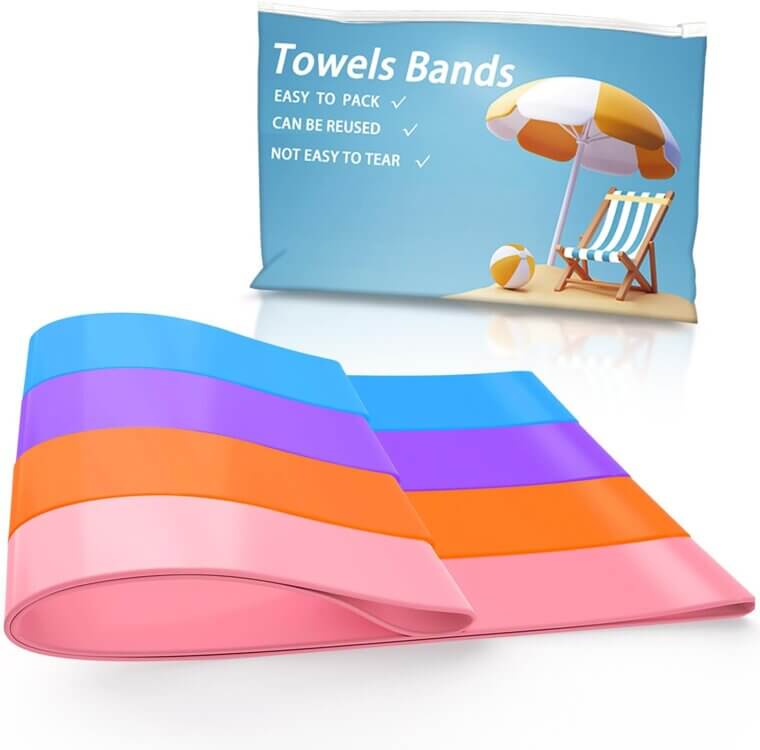 Towel Bands for Cruise & Beach - Secure Towels Effortlessly 