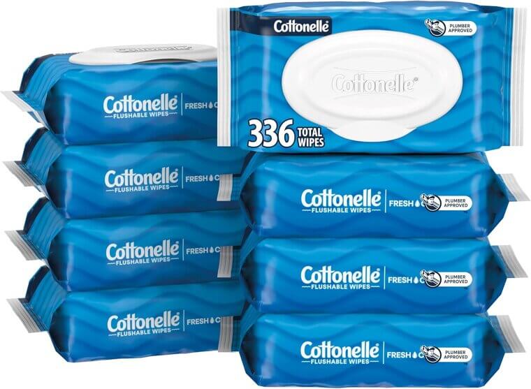 Cottonelle Wet Wipes - Fresh Feel and Septic-Safe! - Don’t Miss the 25% Discount!