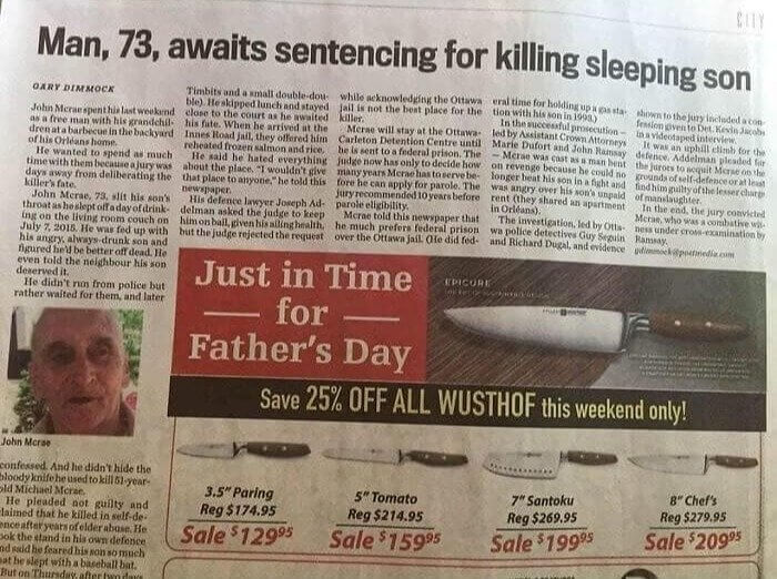 The World's Worst Ad Placement