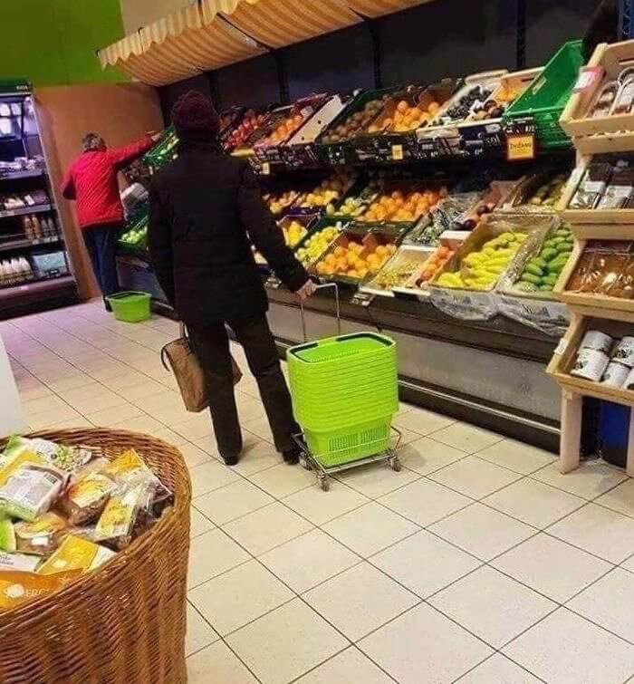 The Grocery Basket Hoarder