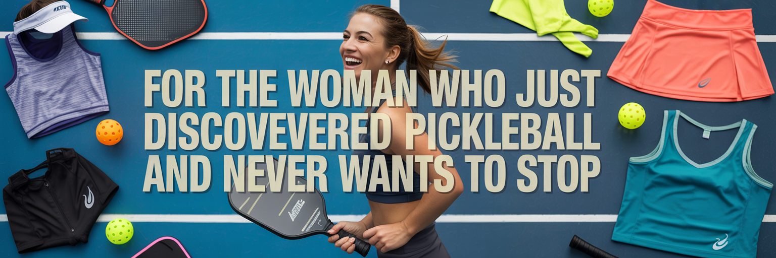 For the Woman Who Just Discovered Pickleball and Never Wants to Stop