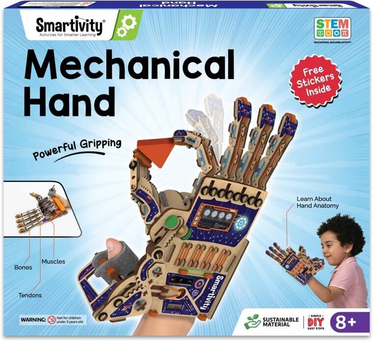 Smartivity Robotic Hand - Fun STEM Toy for Kids 8-14! - Now 13% Off!