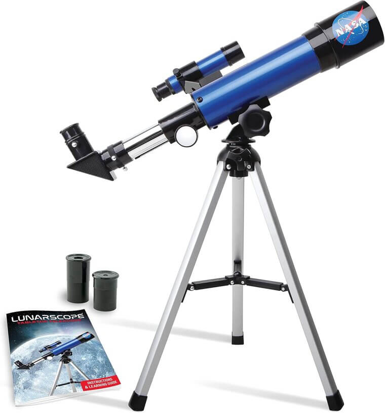 NASA Kids Telescope – Explore Space with 90x Magnification and Fun Features! 