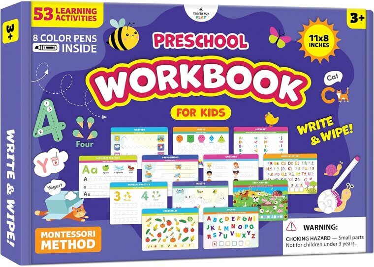 Preschool Workbook for Kids - Fun Learning Activities 