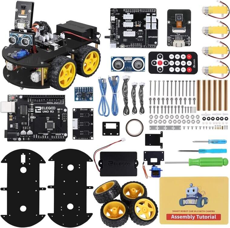 ELEGOO Robot Car Kit - Fun STEM Learning for Kids - Enjoy 25% Off!