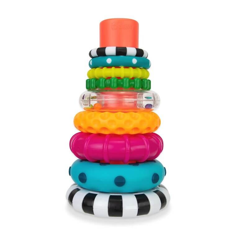 Sassy Stacks Rings - Fun STEM Learning for Babies 