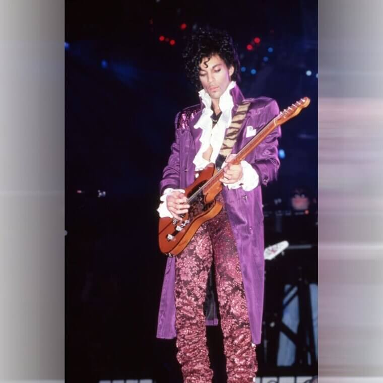 Prince's 1984 Purple Rain Tour Velvet Trench Coat