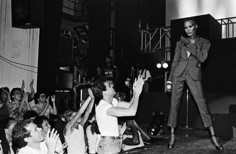 Grace Jones's 1980s Bold Angular Tailored Suits