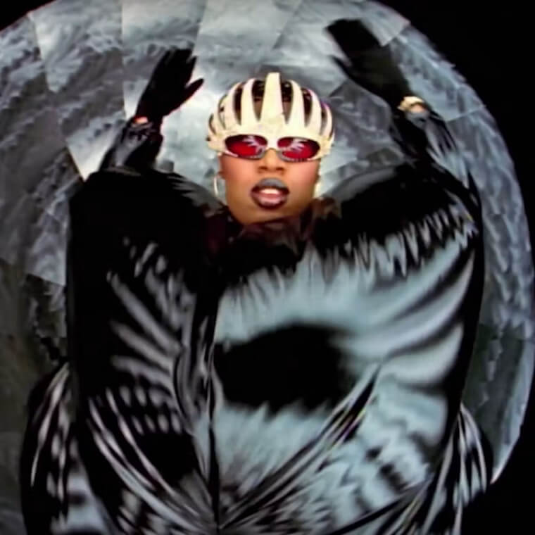 Missy Elliott's 1997 The Rain Music Video Trash Bag Suit