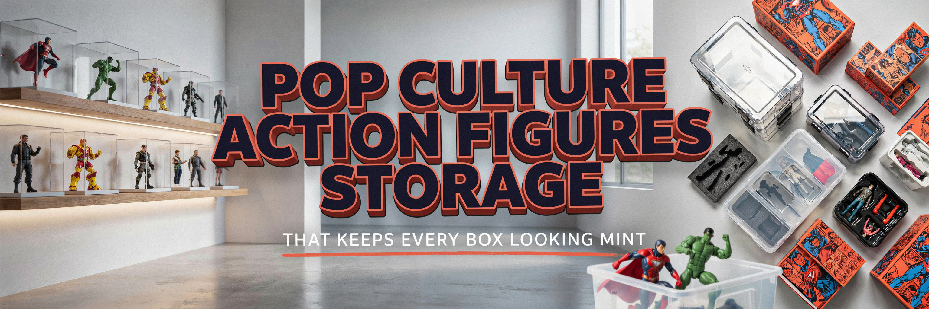 Pop Culture Action Figures Storage That Keeps Every Box Looking Mint