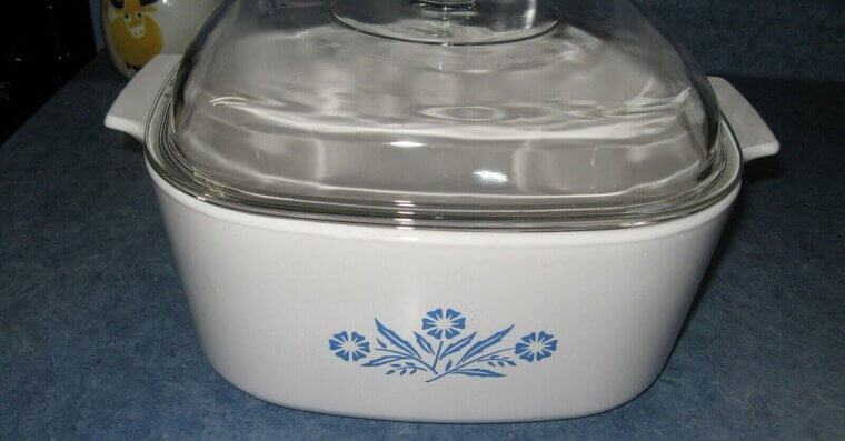 CorningWare With Blue Cornflower Pattern
