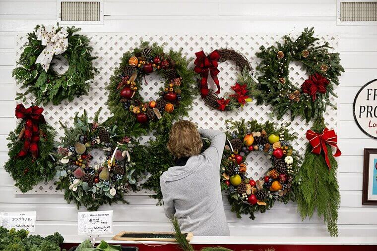 Hang a Seasonal Wreath
