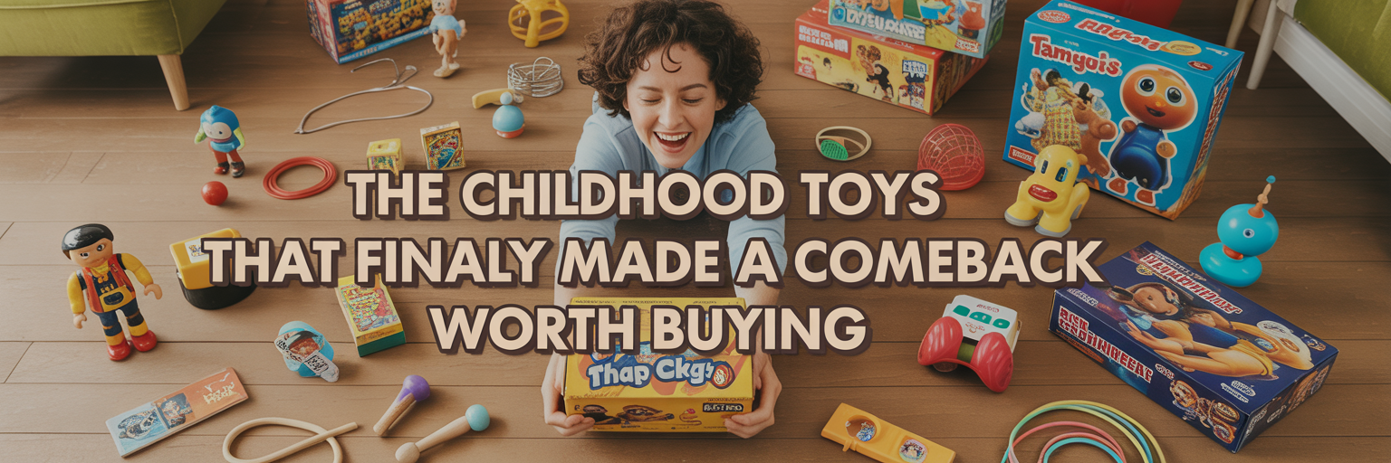 The Childhood Toys That Finally Made a Comeback Worth Buying