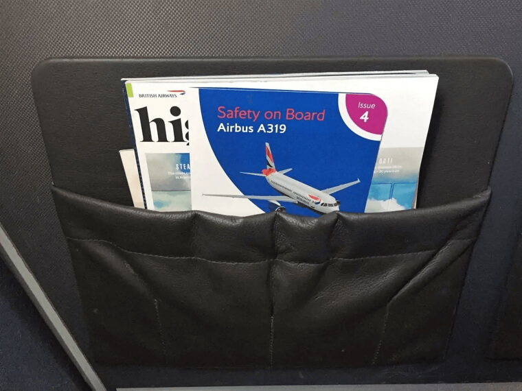 Seat Pockets Are A No Go