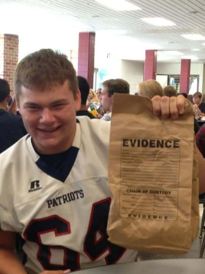 When Your Dad Is A Cop And He Ran Out Of Paper Bags For Lunch