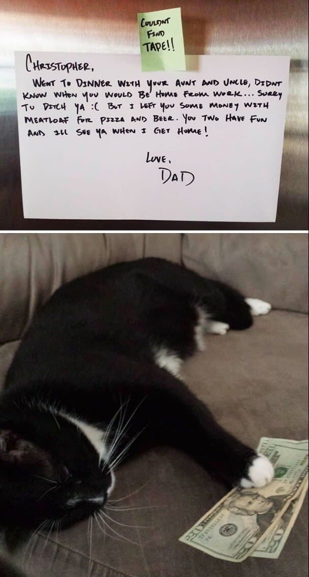 He Left The Pizza Money With Meatloaf