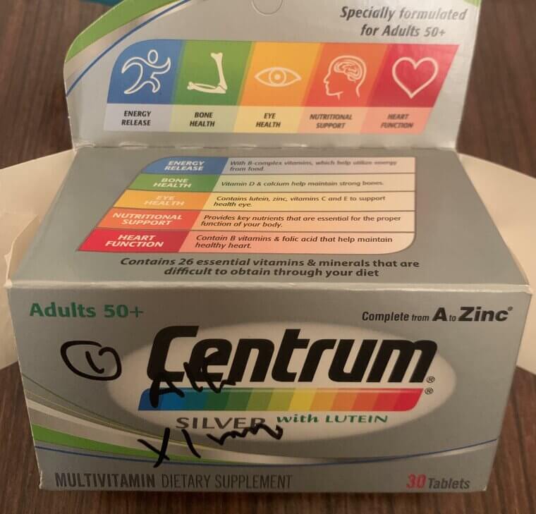 Centrum Silver (Early Formulas)