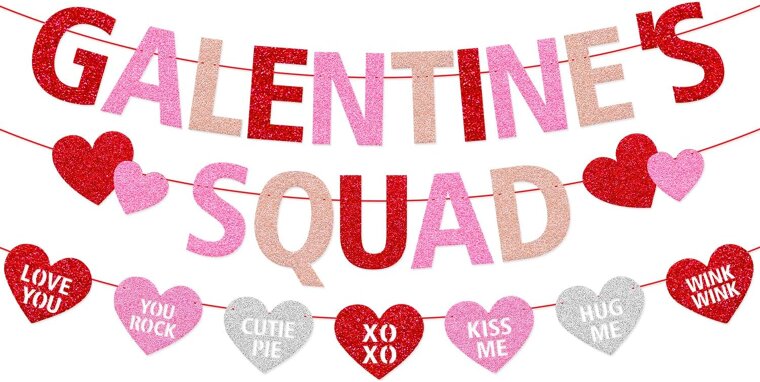 Galentine’s Squad Banner - Celebrate Friendship with Festive Decor 